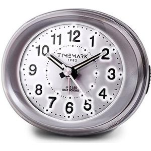 Analoge alarmklok Timemark Zilverkleurig (9 x 9 x 5,5 cm)