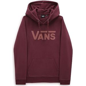 Vans Dames Hooded Sweatshirt Wm Drop V Logo Hoodie, Port Royale, XXS, Haven Royale, XXS