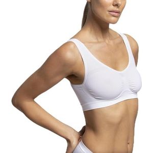 POMPEA Brass. SL Seamless damesbeha, Wit, S/M