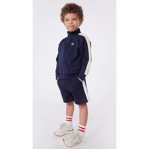 Petit Bateau Sweatshirt met ritssluiting voor jongens, Blauw, 5 Jaar