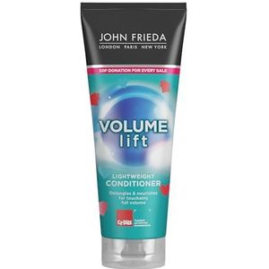John Frieda Volume Lift Conditioner voor Fijn, Futloos Haar - 250 Milliliter - Voor Veerkracht en Volume, Zonder Het Te Verzwaren