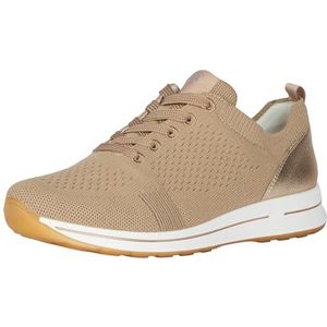 ARA Osaka Sneakers voor dames, zandkleurig, platina, 41 EU breed, Zand Platina, 41 EU Breed