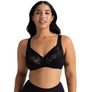 Dorina - Georgina - Bralette - Zwart - Katoen - Zonder Beugel