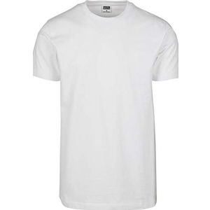 Urban Classics Heren T-shirt van biologisch katoen voor mannen, Organic Basic Tee verkrijgbaar in vele kleuren, maten S - 5XL, Wit (White 00220), XL