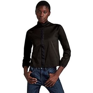 G-STAR RAW Dames Vertical Tape Turtle Neck Long Sleeve T-Shirt