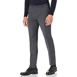 HUGO - 50446520 - Geklede Broek - Grijs - Wol - Super Smalle Pasvorm