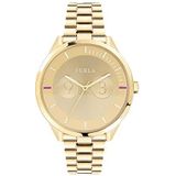 FURLA dames datum klassiek kwarts horloge met roestvrij stalen armband R4253102504