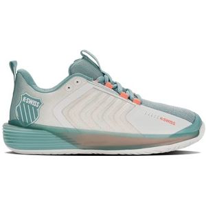 K-Swiss Ultrashot 3 tennisschoen voor dames, Blanc Nijl Blauwe Woestijn Bloem, 41 EU