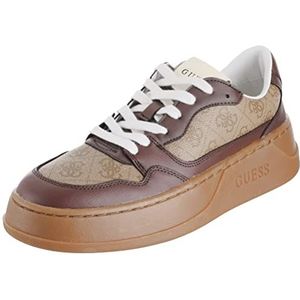 GUESS Ciano Carryover herensneakers, Beige Bruin, 45 EU