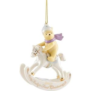 Lenox 2023 Winnie The Pooh Baby's 1St Christmas Ornament, 0.32, Multi