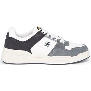 Unlimited Footwear Group B.V. ATTACC BLK LEA M Sneaker, meerkleurig (wit/blauw D24906-01-315), 46 EU, Meerkleurig wit blauw D24906 01 315, 46 EU