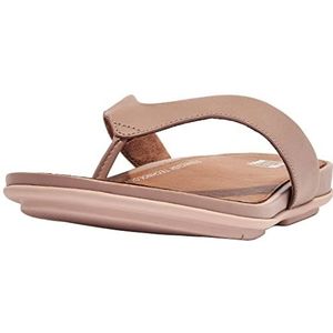 Fitflop Gracie lederen teenslippers voor dames, Beige, 42 EU