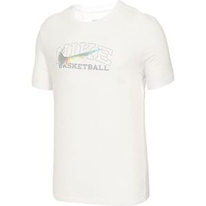 Nike M NK DF Tee Swoosh Longshirt, wit, M heren, Wit., M