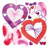 Baker Ross Dromenvanger-knutselsets ""hart"" (4 stuks) – voor kinderen om vorm te geven, te versieren en cadeau te geven voor Valentijnsdag en Moederdag