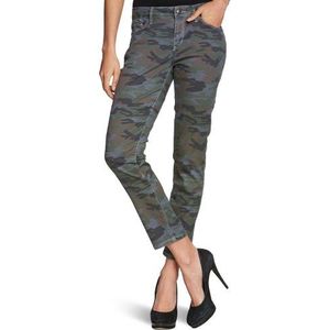 ESPRIT dames jeans R80064 Skinny/Slim Fit (roe), camouflage normale tailleband
