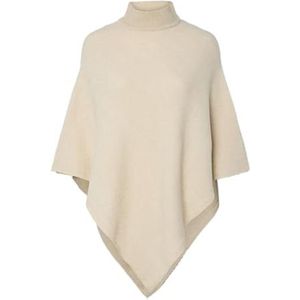 Pieces - Fortuna - Poncho - Loose Fit - Effen - Ronde Hals