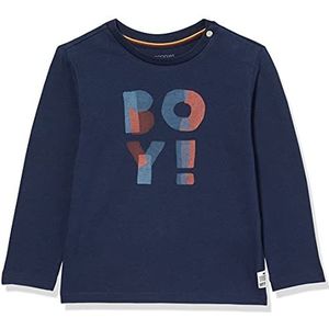 Noppies Baby Baby jongens B Tee Ls Relizane T-shirt, Black Iris - P554, 50 cm