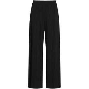 Vila Viplisa Hw Wide Pants-Noos broek voor dames, zwart beauty, XXL