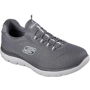 Skechers Summits Vindicator Sneaker voor dames, houtskool, 7.5 Wide