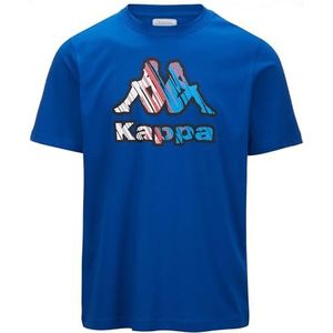 Kappa Graphic FRILLO, T-shirt, blauw, S, heren