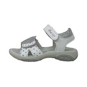 Primigi Breeze, sandalen voor meisjes, wit/zilver, 24 EU, Wit Zilver, 24 EU