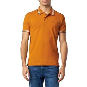 Teddy Smith Polo Piqué Regular Fit Pasian MC, Oranje topaas, XXL