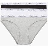 Calvin Klein Damesondergoed BIKINI 3PK, Zwart, L