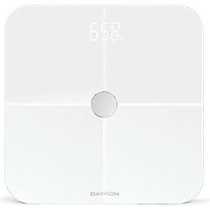 Intelligente bluetooth-badweegschaal met app tot 8 Health Dayron-profielen