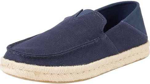 TOMS - Alonso Loafer - Flat - Navy Heritage - Canvas Suede