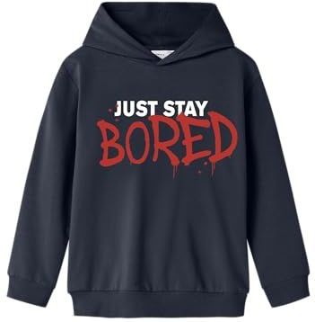 Name it - Hoodie - Donker Blauw - Maat 128/8J