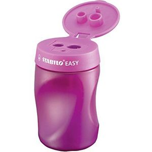 Ergonomische puntenslijper voor rechtshandigen - STABILO EASYsharpener - 3 in 1 - roze