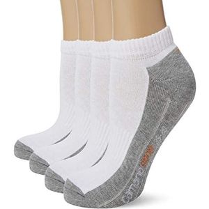 camano - Sokken - Grijs Gemêleerd / Oranje / Wit - 4 Pack