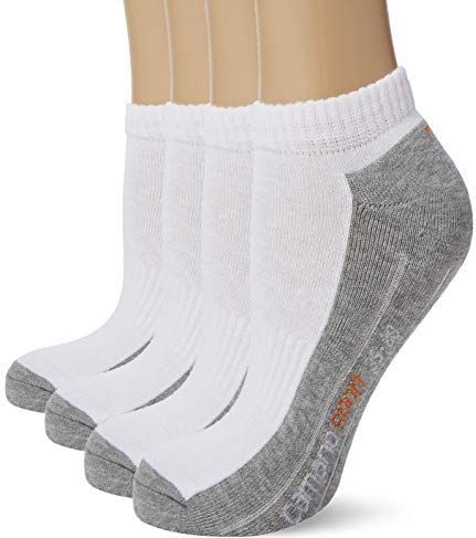 camano - Sokken - Grijs Gemêleerd / Oranje / Wit - 4 Pack