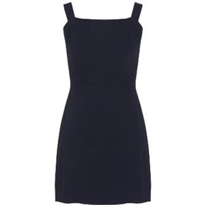 Armani Exchange Dames mouwloos Cut Out Tie Back Mini Dress Blueberry Jelly, 8, Blueberry Jelly, L