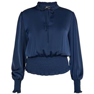 caneva Damesblouse, marineblauw, XL