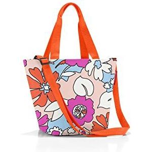 Reisenthel Shopper – ruime boodschappentas en elegante handtas in één, van waterafstotend materiaal, Florist Peach, XS