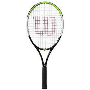 Wilson Unisex Jeugd Blade Feel Junior Tennis Racket, Groen/Grijs/Zwart, 25 UK