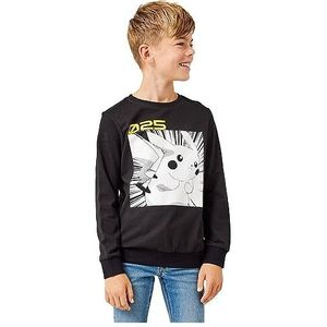 NAME IT Jongens Nkmnis Pokemon Sweat Bru W Hood Noos Bfu Hoodie, zwart, 158-164