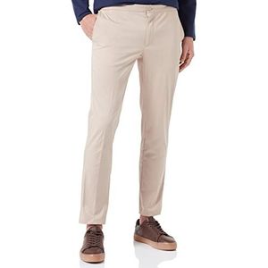 Hackett London Heren Perfect Tencel Chino Broek, TAN, 29W/34L, bruin, 29W / 34L