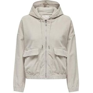 ONLY - Onlkenzie L/S Pnt Noos Corduroy Jas - Pumice Stone - Dames