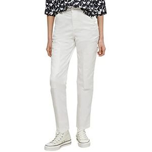 Comma CI Dames vrijetijdsbroek, 0120 wit, 32