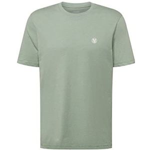 Mavi Basic Tee T-shirt voor heren, korte mouwen, crew neck, Green Milieu, M