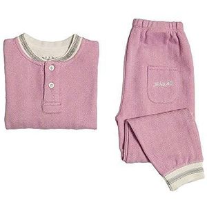 Juddlies Designs JU-JUD73004S pyjama met lange mouwen, roze/grijs