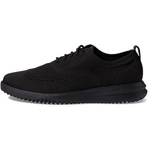 Cole Haan Heren Grand+ STCHLT WNG OX Sneaker, zwart/zwart, 8,5 UK, Zwart, 41 EU
