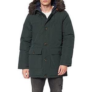 Superdry New Rookie Down Parka voor heren, emerald green, XL