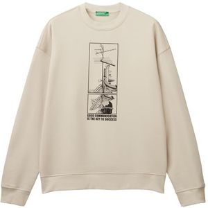 United Colors of Benetton Shirt G/C M/L, Beige, XL