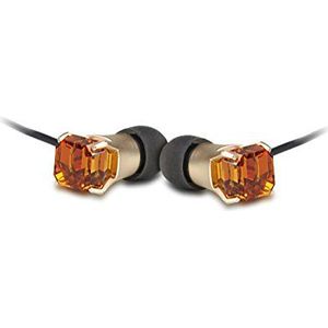 Maroo GEM Collectie - Koptelefoon met Amber Stone - Goud