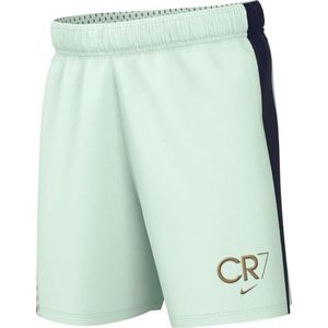 Nike Cr7 Academy23 Dri-Fit Voetbalshorts Voor Oudere Kinderen, Barely Green/Blue Void/Metallic Gold, HF4346-394, S