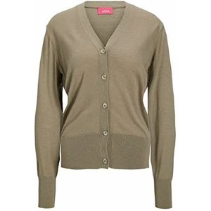 JACK & JONES Dames Jjxx Jxrebecca Ls Merino Cardigan Knit Noos gebreide jas, brindle, XS