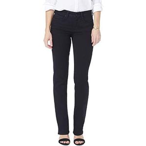 NYDJ Marilyn Straight Jeans voor dames, Zwart, 34